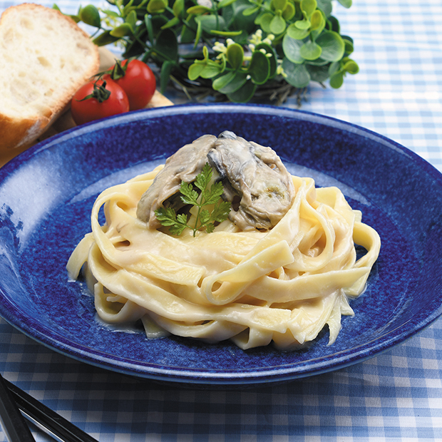 牡蠣のクリームパスタソース