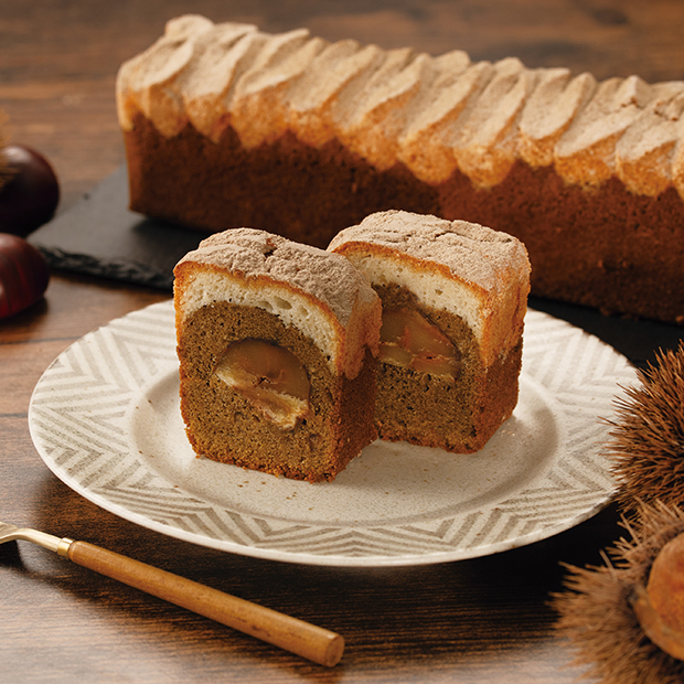 和栗とほうじ茶のケーキ