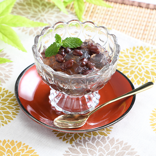 お豆がおいしい寒天ゼリー あずき