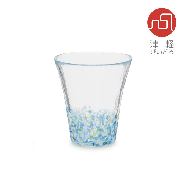 津軽びいどろ　紫陽花