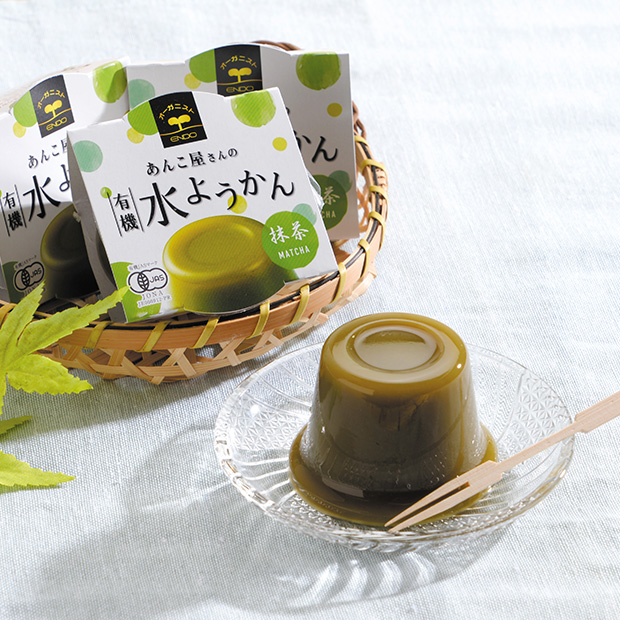 有機水ようかん　抹茶　6個セット