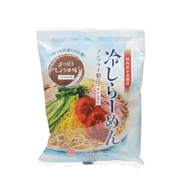 冷やしラーメン　さっぱりしょうゆ味