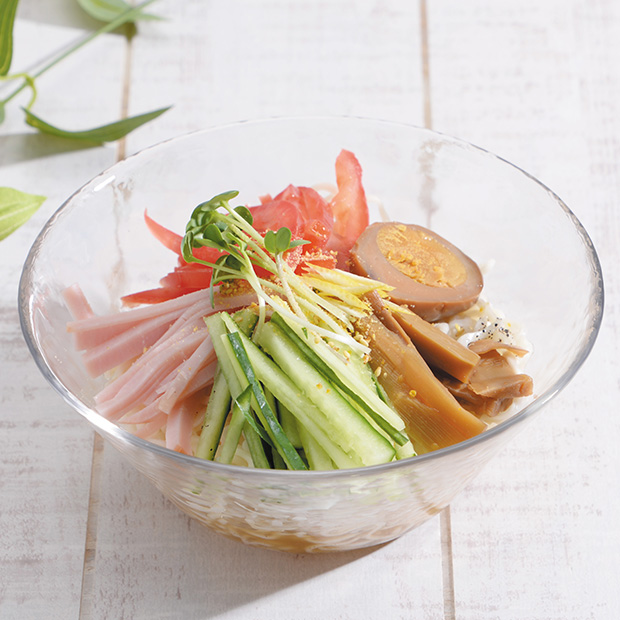 冷やしラーメン　さわやかゆず塩味