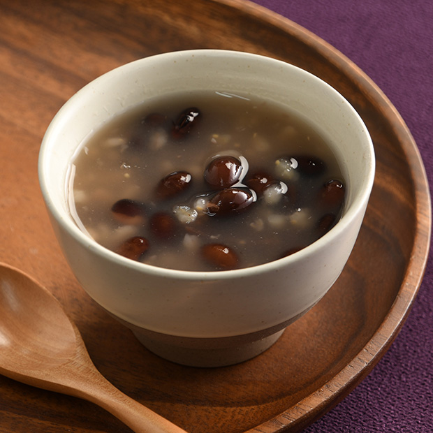 もち麦ぜんざい 黒豆