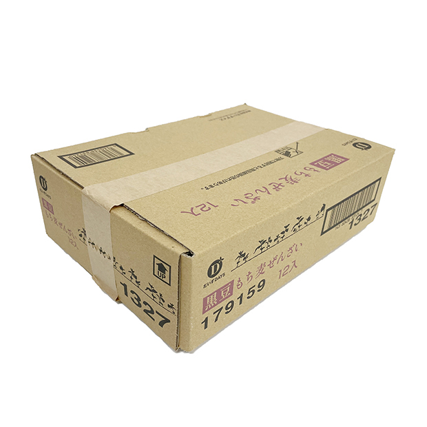 もち麦ぜんざい 黒豆　12個セット