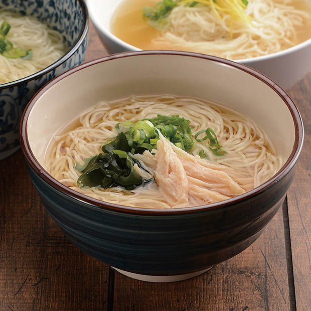 手延べそうめん比内地鶏つゆ