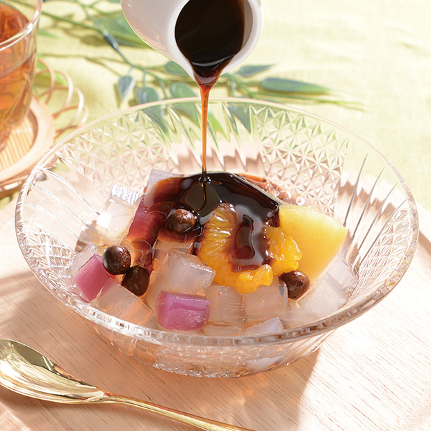 【セール】和菓子屋のあんみつ　黒糖