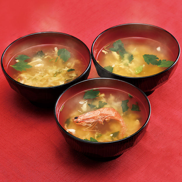 3種のお吸い物