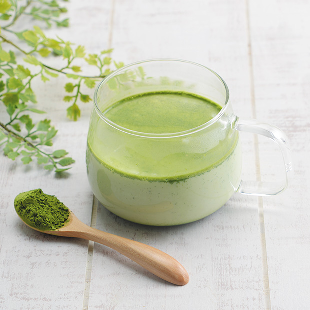 ミルクで作る宇治抹茶ラテ