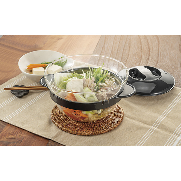 ガラスのレンジおかず鍋