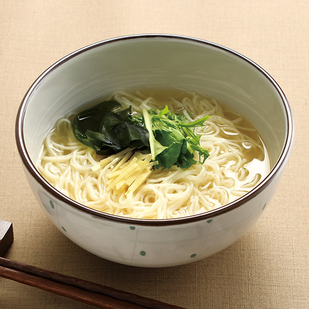手延べそうめんあったか生姜スープ