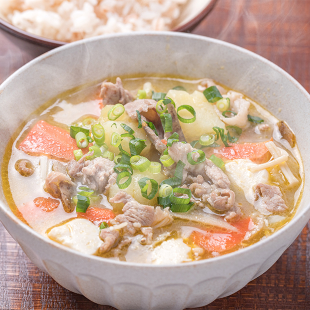 一番だしで作る 具だくさんの豚汁